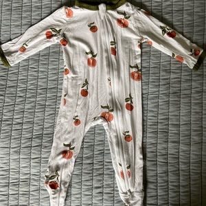 Kyte baby zipper footie. Persimmons